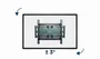 Gembird WM-80ST-01 Soporte de Pared para TV 40'' - 80'' Acero