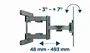 Gembird WM-80ST-01 Soporte de Pared para TV 40'' - 80'' Acero