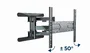 Gembird WM-80ST-01 Soporte de Pared para TV 40'' - 80'' Acero