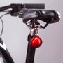 Luz Trasera Bicicleta LED Recargable 2 Niveles+Destello 20 Lux Visibilidad 300m Montaje Sin Herramientas
