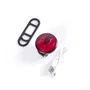 Luz Trasera Bicicleta LED 3 Niveles de Potencia (Alta, Media, Parpadeo) Carga USB Autonomía 300m