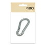 Edm Mosquetón bombero MSQ01 sin seguro de acero galvanizado 8 x 80 mm