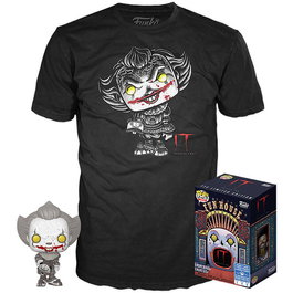 Funko Set Figura POP & Tee IT 2 Exclusive M Talla M Camiseta + Funko POP Edición Especial