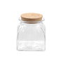 La Mediterranea Tarro de Vidrio Lineas con Tapa de Corcho 660ml (Pack de 24) SKU B178C33F8H
