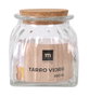 La Mediterranea Tarro de Vidrio Lineas con Tapa de Corcho 660ml (Pack de 24) SKU B178C33F8H