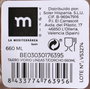 La Mediterranea Tarro de Vidrio Lineas con Tapa de Corcho 660ml (Pack de 24) SKU B178C33F8H