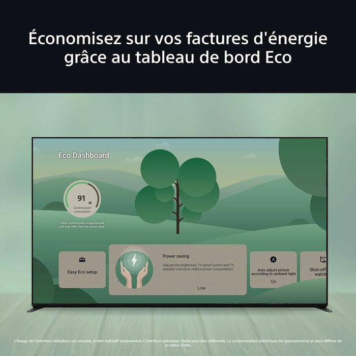 Smart TV Sony K75XR55BP 4K Ultra HD 75" LED HDR Dolby Vision QD Mini LED