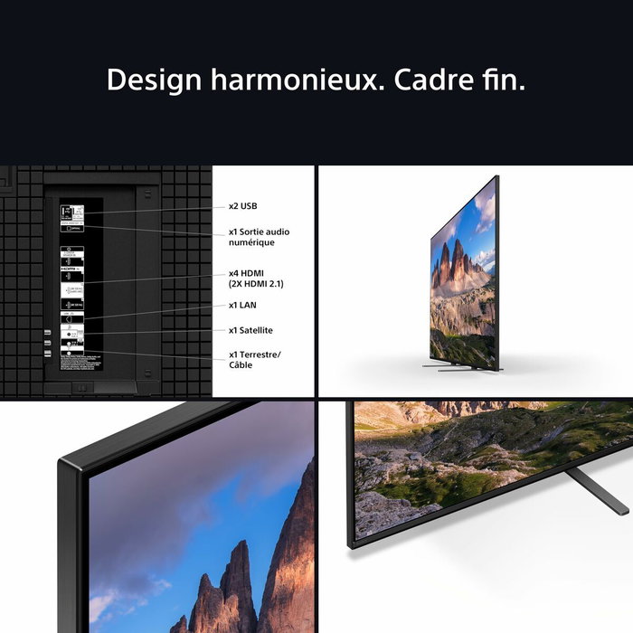 Smart TV Sony K75XR55BP 4K Ultra HD 75" LED HDR Dolby Vision QD Mini LED