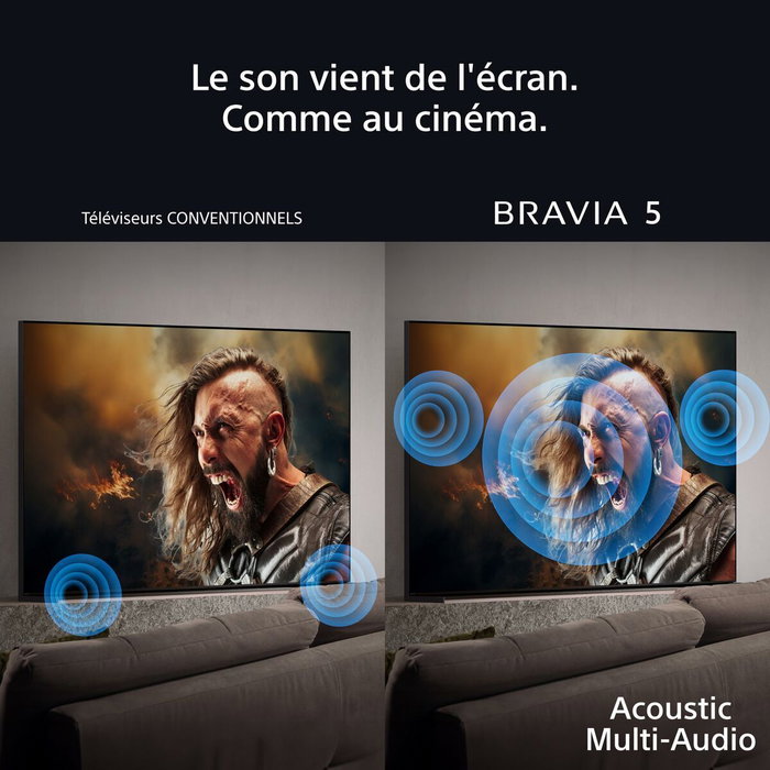 Smart TV Sony K75XR55BP 4K Ultra HD 75" LED HDR Dolby Vision QD Mini LED