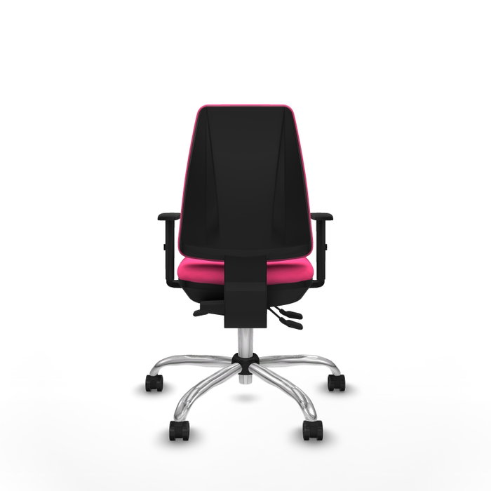 PIQUERAS Y CRESPO Silla de oficina Elche Rosa con mecanismo Asincro