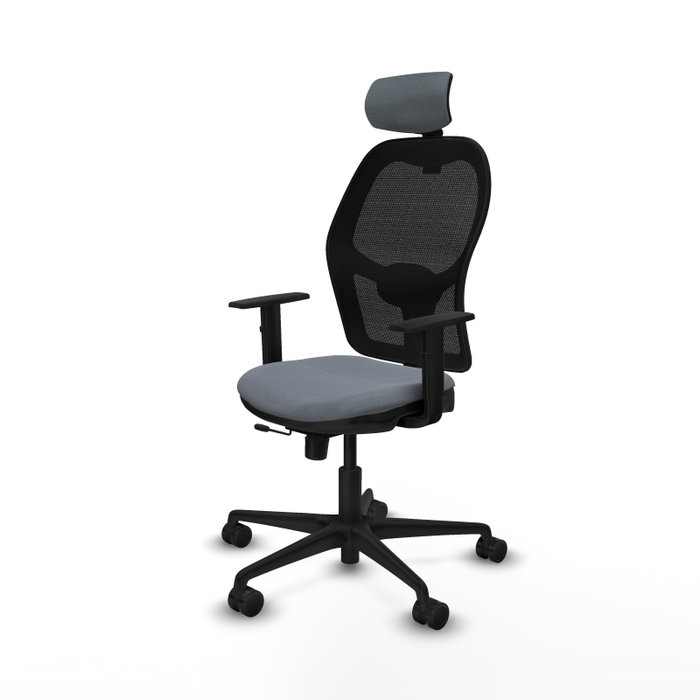 PIQUERAS Y CRESPO Silla de oficina Jorquera con mecanismo Sincro/Traslack Gris