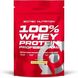 Scitec Nutrition 100% Whey Protein Prof. 500g, Aislado y Concentrado de Proteína de Suero con Coco, Leucina y Enzimas, Sabor Coco