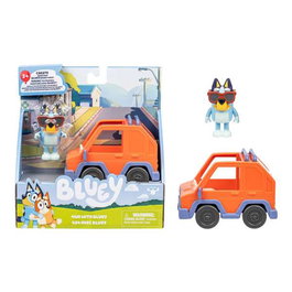 Moose - Vehículo Básicos Bluey con Figuras Articuladas - Modelos Surtidos - Juguete para +3 años