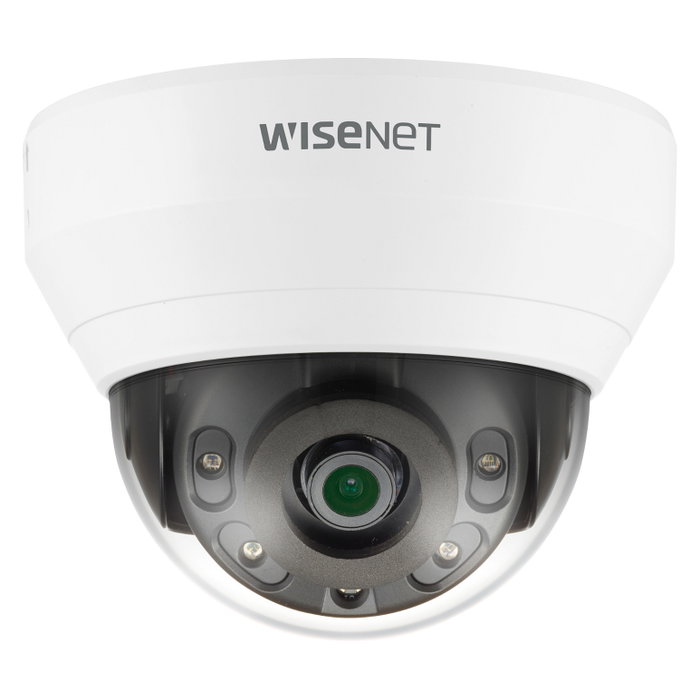 Hanwha Wisenet QND-7012R Cámara IP 4MP Dome WiseNet Q, Interior, Alámbrica, Blanco