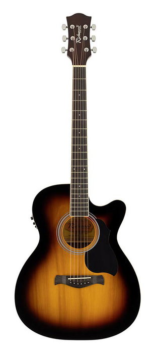 Guit. Acú. E Auditorium Richwood Sunburst