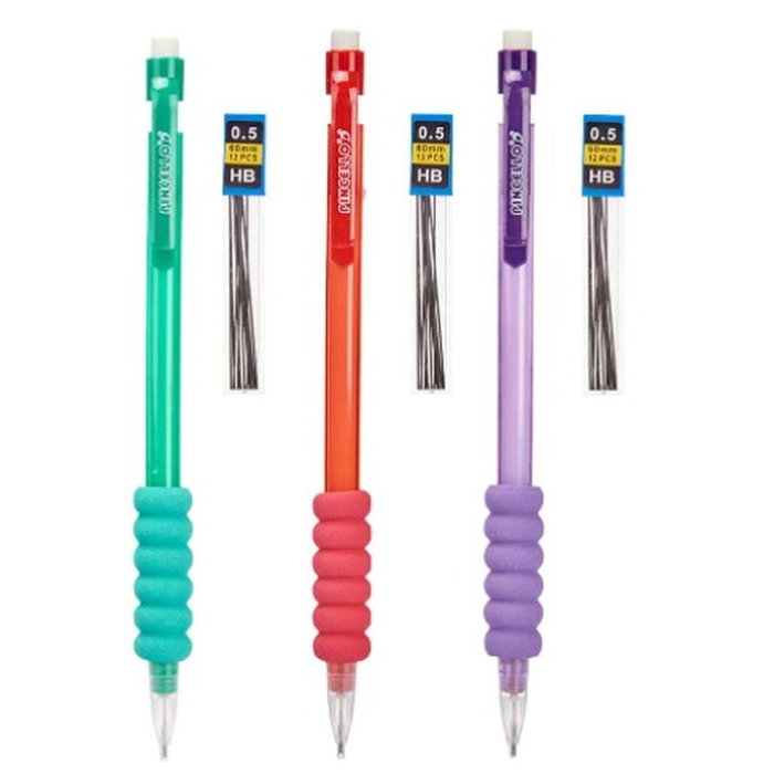Portaminas Pincello Azul Rojo Verde Minas 0,5 mm (12 Unidades) Portaminas Pincello Azul Rojo Verde Minas 0,5 mm (12 Unidades)