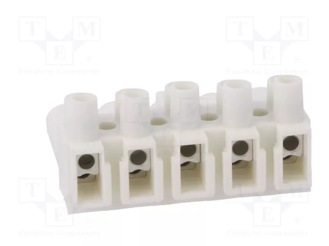 WIELAND Bloque de bornas desmontable 1x5 con borna de tornillo