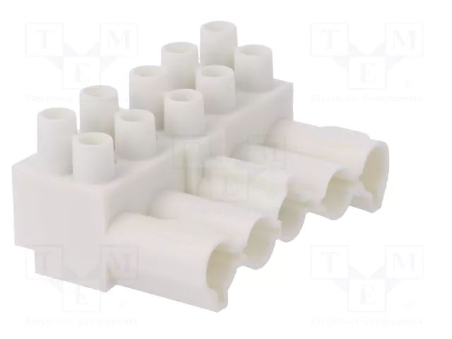 WIELAND Bloque de bornas desmontable 1x5 con borna de tornillo