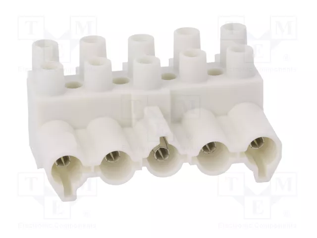 WIELAND Bloque de bornas desmontable 1x5 con borna de tornillo