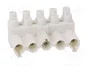 WIELAND Bloque de bornas desmontable 1x5 con borna de tornillo