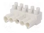 WIELAND Bloque de bornas desmontable 1x5 con borna de tornillo