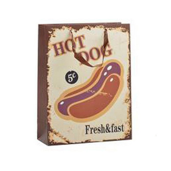 Bolsa de Papel Hotdog & Coffee 8,5 x 24 x 18 cm (12 Unidades) Bolsa de Papel Hotdog & Coffee 8,5 x 24 x 18 cm (12 Unidades)