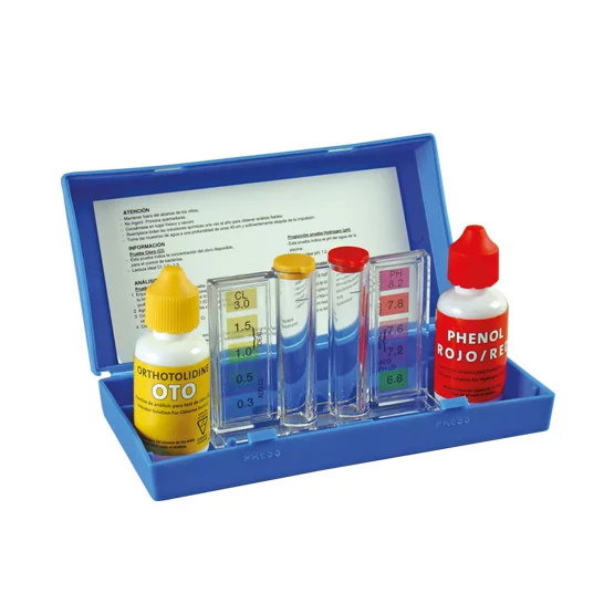KEEPER KIT TEST MEDIDOR CLORO Y PH GOTAS PARA ANALISIS