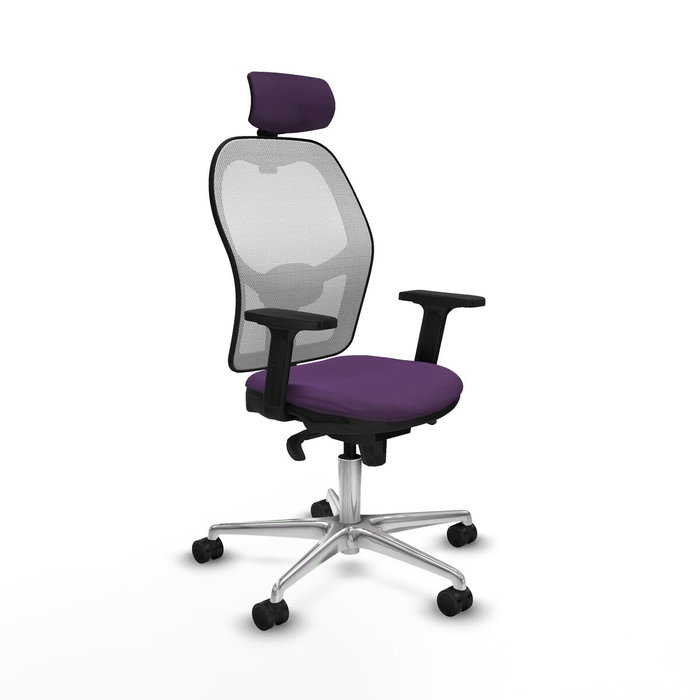 PIQUERAS Y CRESPO Silla de oficina Jorquera Morada y Blanca PIQUERAS Y CRESPO Silla de oficina Jorquera Morada y Blanca