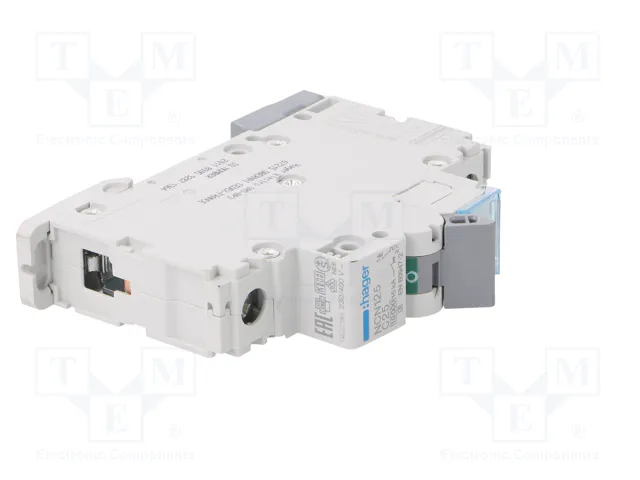 HAGER Interruptor magnetotérmico NCN125 1 Polo 25A 10kA