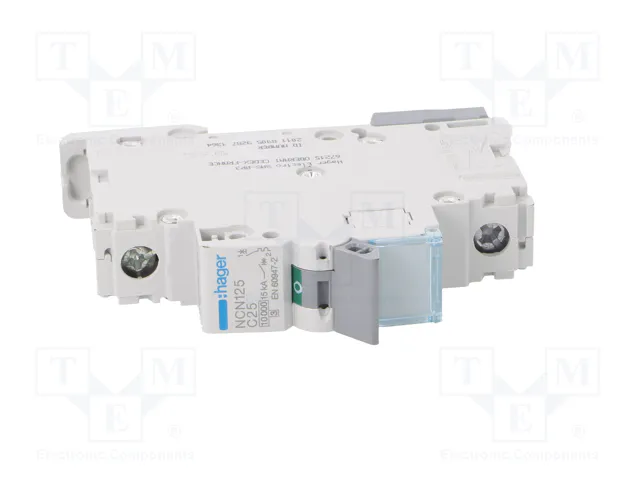 HAGER Interruptor magnetotérmico NCN125 1 Polo 25A 10kA