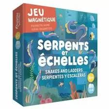 AUZOU EDITIONS Serpientes y Escaleras. Juego Magnético