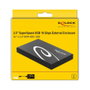DeLOCK Carcasa Externa para SATA HDD/SSD 2.5 pulg. USB Tipo C 10 Gbps