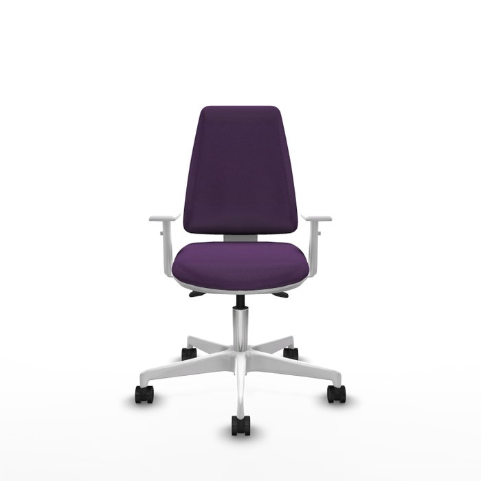 PIQUERAS Y CRESPO Silla de oficina Elche con mecanismo Asincro, Morada