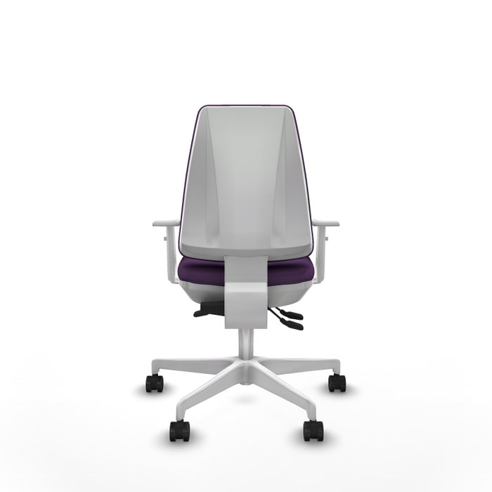 PIQUERAS Y CRESPO Silla de oficina Elche con mecanismo Asincro, Morada