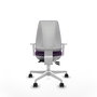 PIQUERAS Y CRESPO Silla de oficina Elche con mecanismo Asincro, Morada