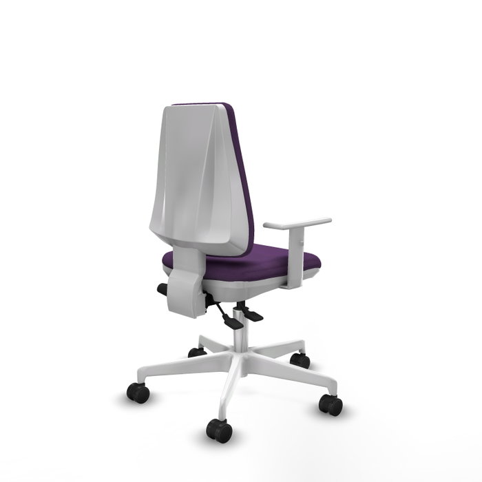PIQUERAS Y CRESPO Silla de oficina Elche con mecanismo Asincro, Morada
