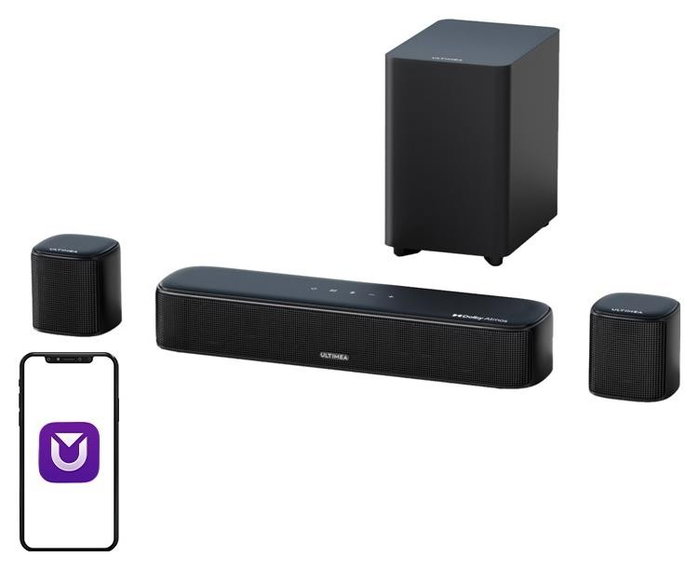 Ultimea Aura A50 Pro Barra de Sonido 5.1 con Dolby Atmos, HDMI y Bluetooth