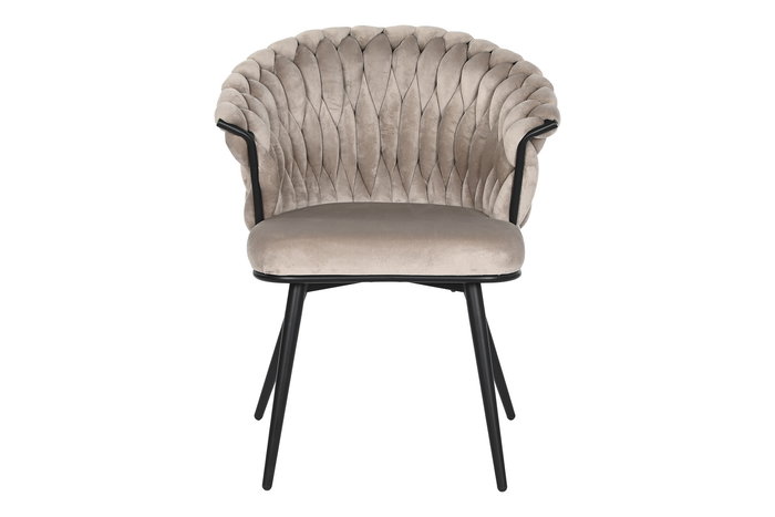 DKD Home Decor Silla Beige Negro 66 x 84 x 60 cm DKD Home Decor Silla Beige Negro 66 x 84 x 60 cm