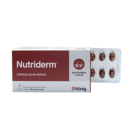 Konig Nutriderm 60 cápsulas Suplemento Piel y Pelaje Perros Gatos Ácidos Grasos Esenciales Vitamina