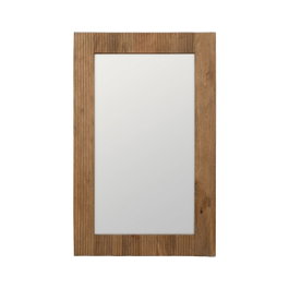 Ixia Espejo de Madera de Mango para Salón 70 x 2,50 x 110 cm