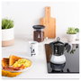 Bialetti Moka Induction 2TZ Cafetera Italiana para Inducción 2 Tazas 0.4 L Negro y Plata Aluminio