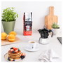 Bialetti Moka Induction 2TZ Cafetera Italiana para Inducción 2 Tazas 0.4 L Negro y Plata Aluminio