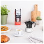 Bialetti Moka Induction 2TZ Cafetera Italiana para Inducción 2 Tazas 0.4 L Negro y Plata Aluminio