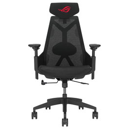 ASUS ROG Destrier Ergo Core Gaming Chair - Silla Gaming Ergonómica con Respaldo de Malla, Ajustable 90-125°, Peso Máx. 150 kg, Negro