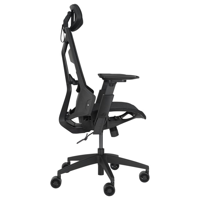 ASUS ROG Destrier Ergo Core Gaming Chair - Silla Gaming Ergonómica con Respaldo de Malla, Ajustable 90-125°, Peso Máx. 150 kg, Negro