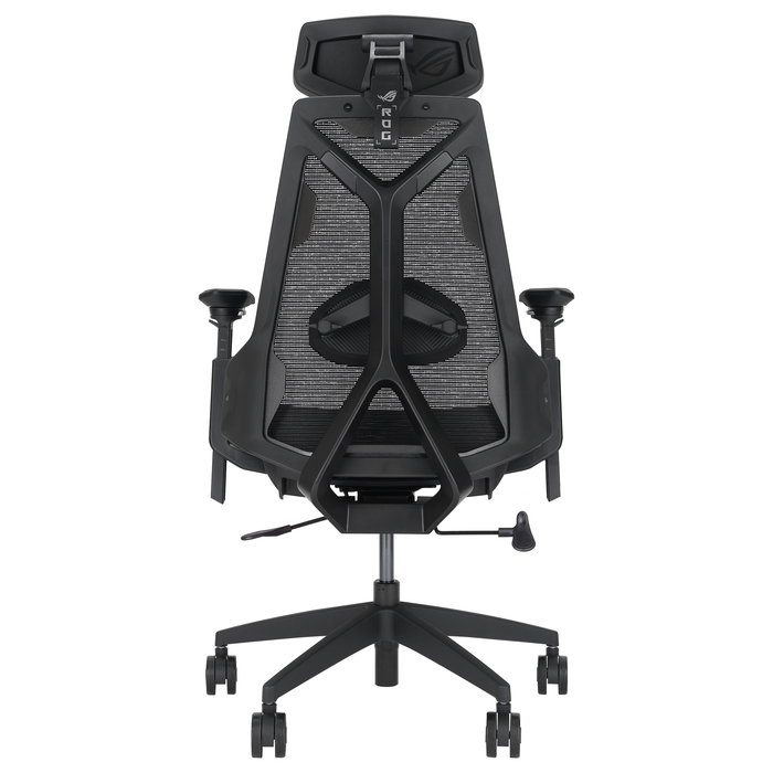 ASUS ROG Destrier Ergo Core Gaming Chair - Silla Gaming Ergonómica con Respaldo de Malla, Ajustable 90-125°, Peso Máx. 150 kg, Negro