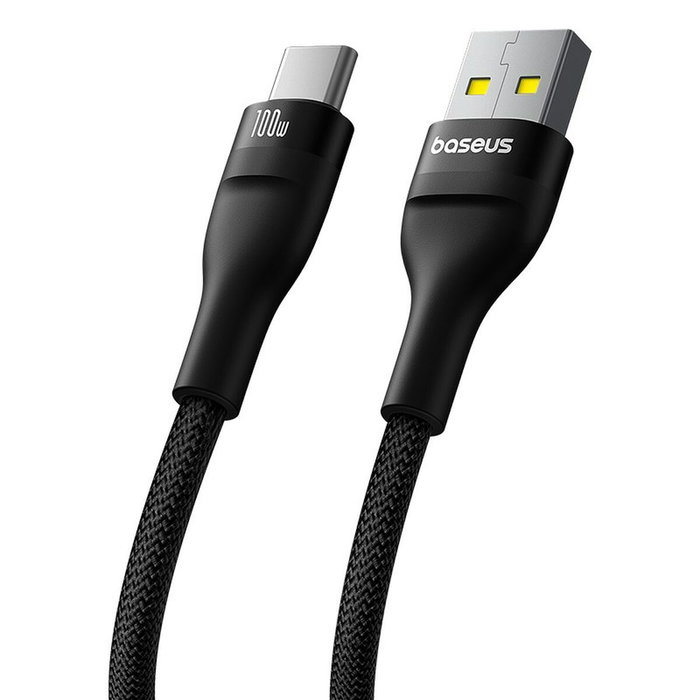 Baseus Flash 2 Cable USB-C a USB-C 100W 2m Negro