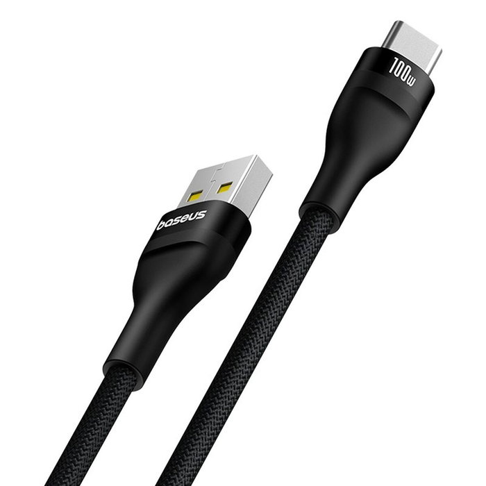 Baseus Flash 2 Cable USB-C a USB-C 100W 2m Negro