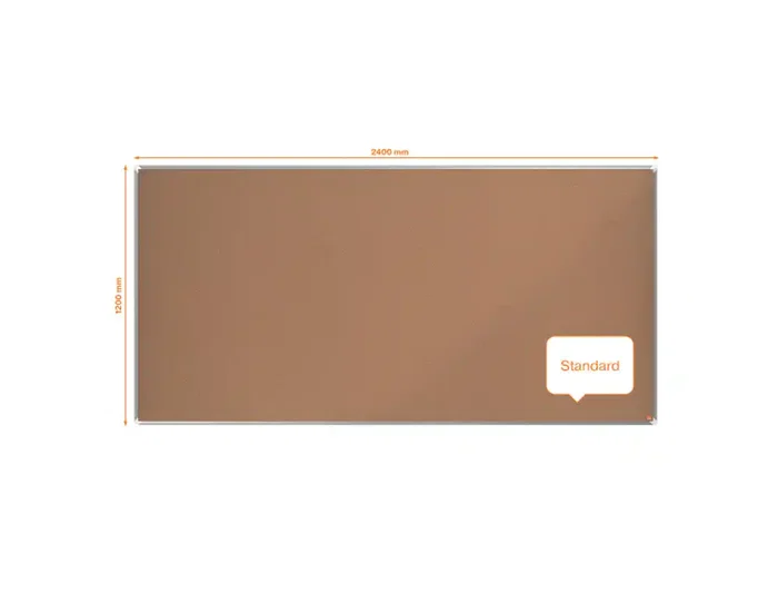Nobo Tablero de Anuncios Premium Plus Corcho 2400x1200mm