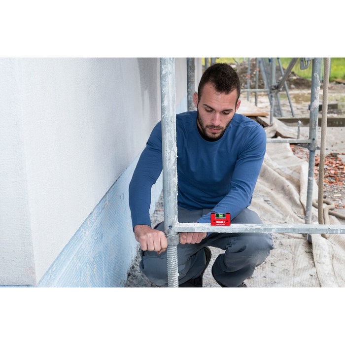 Nivel de Burbuja SOLA GO! 68 mm Aluminio Plástico